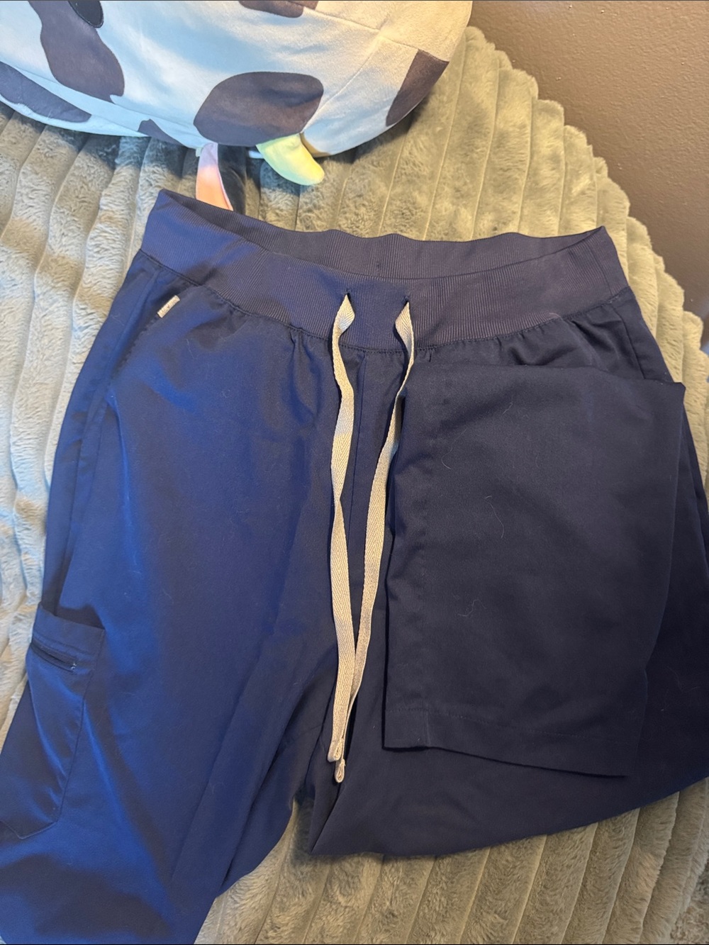 Navy Drawstring scrub Pants - Casual Everyday